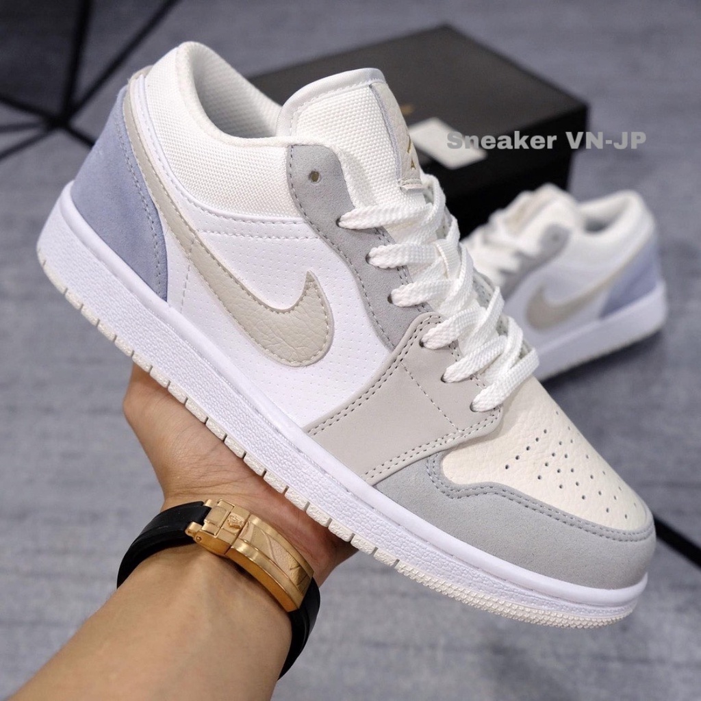 Giày thể thao Jordan Low Paris bản phối nhẹ nhàng dễ mix đồ chuẩn xịn 1:1 da lộn đẹp xịn