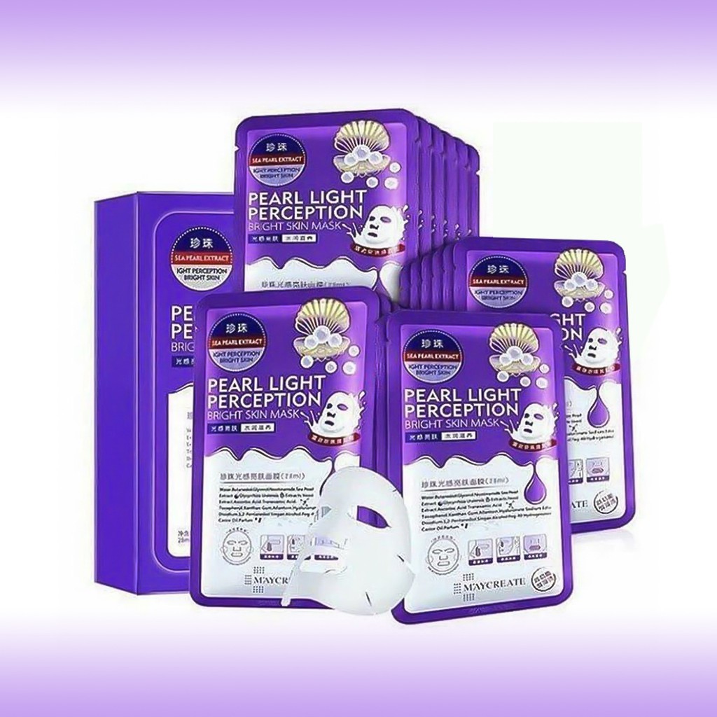 [Set 5] Mặt Nạ HA Dưỡng Ẩm Và Dưỡng Trắng Da MayCreate Hàng Nội địa Trung