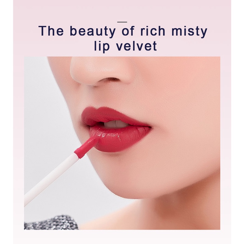 ANNIES Son môi lì giữ ẩm không không phai không dính ly phong cách Châu Âu và Hoa Kỳ