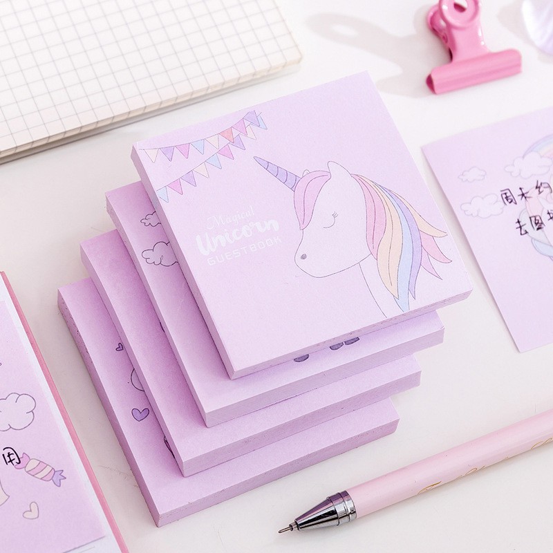 Giấy note - Giấy ghi chú ngựa kì lân dễ thương