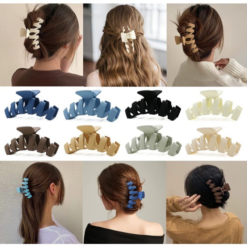 Kẹp Tóc Hình Cá Mập Bằng Acrylic Thời Trang Hàn Quốc