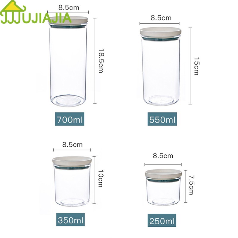 Lọ Kín JUJIAJIA Đựng Thực Phẩm Thiết Kế Chuyên Dụng Cho Nhà Bếp