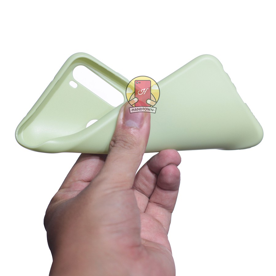 Ốp Lưng Silicone Xiaomi Redmi Note 8 TPU Dẻo Màu Xanh Matcha