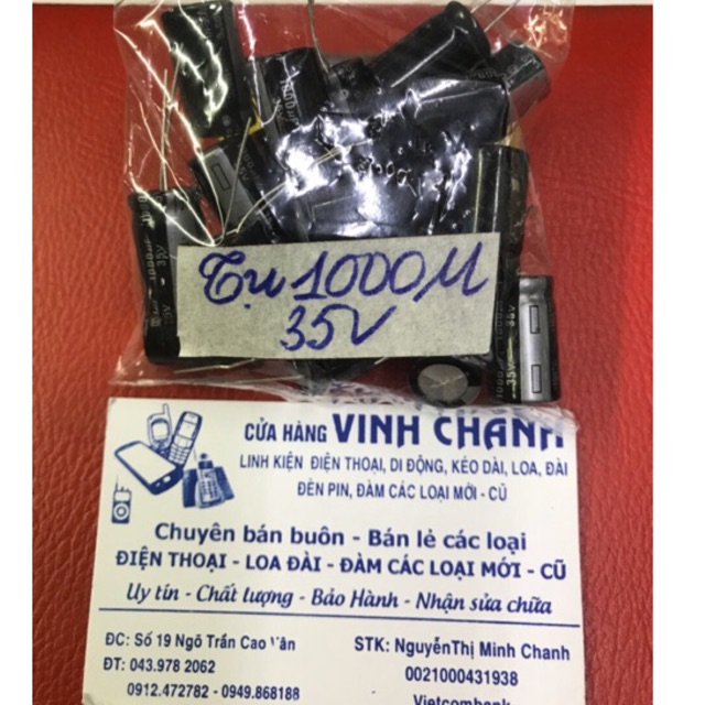 10 Con Tụ 1000M 35V