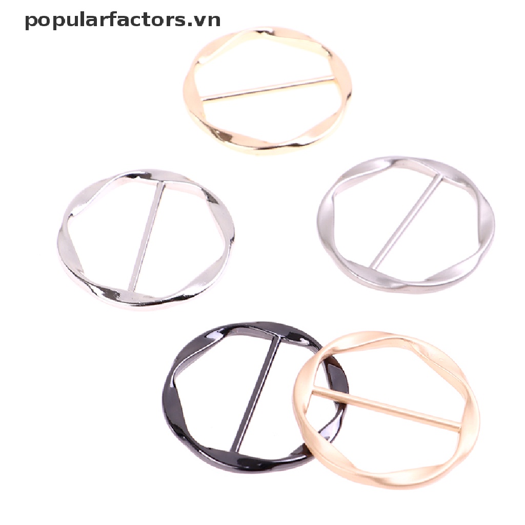 Kẹp Tròn Cố Định Khăn Quàng Cổ / Áo Thun Hình Trái Bắp Độc Đáo Tiện Dụng