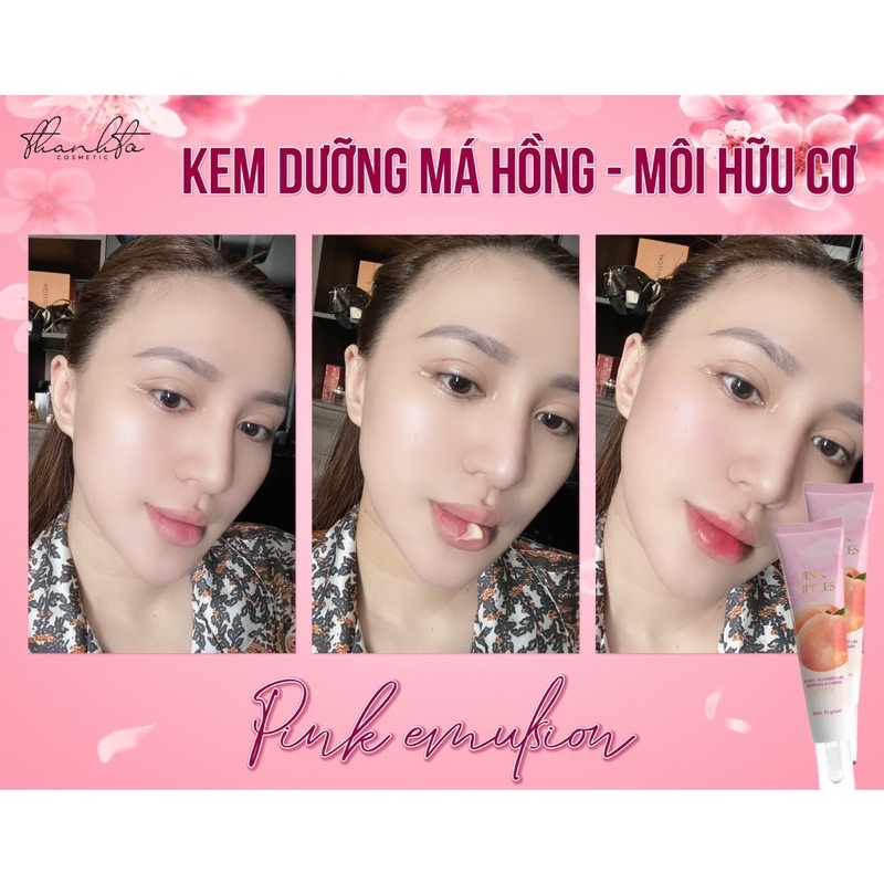 Kem Dưỡng Má Hồng Môi - Ti Hồng Thanh Tô - Pink Emulsion ( Chính Hãng 100%)