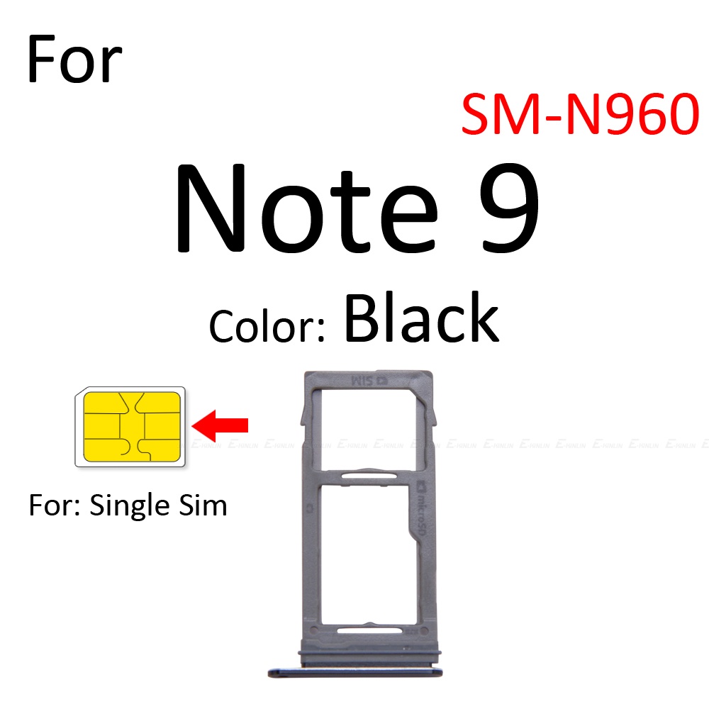 Khay Đựng Thẻ Sim Cho Samsung Galaxy Note 9 8 N960 N950 Micro SD