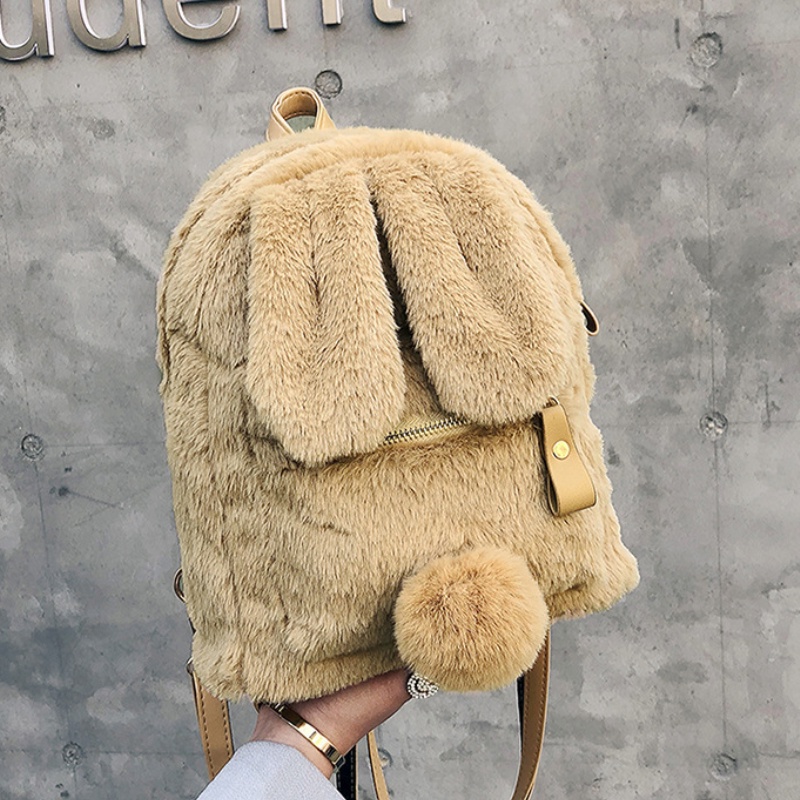 Balo Đeo Vai Kiểu Dáng Tai Thỏ Dễ Thương Thời Trang Cho Nữ