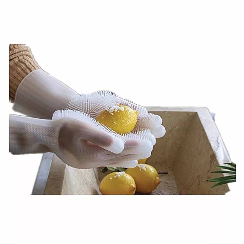 Găng Tay Silicon Rửa Bát Tạo Bọt Thông Minh Đa Năng