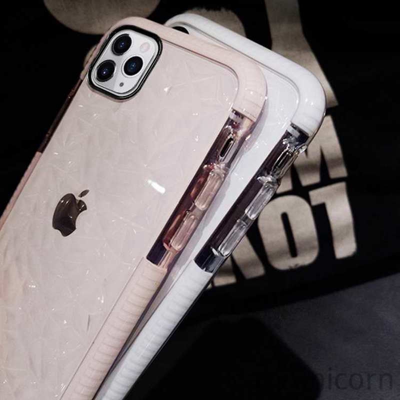 Ốp điện thoại TPU trong suốt họa tiết kim cương cho iPhone 12 11 12Pro Max X XR XS Max 8 7 6 6s Plus SE 2020 | BigBuy360 - bigbuy360.vn