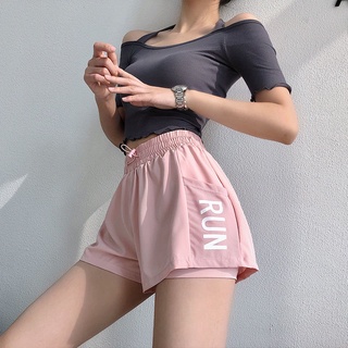 Quần short thể thao nữ lưng cao thời trang hàn quốc