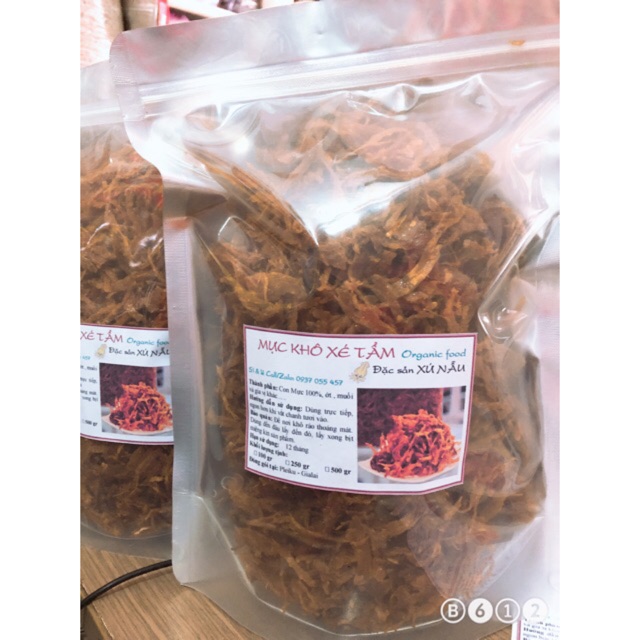 1 kg mực tẩm xé Bình Định