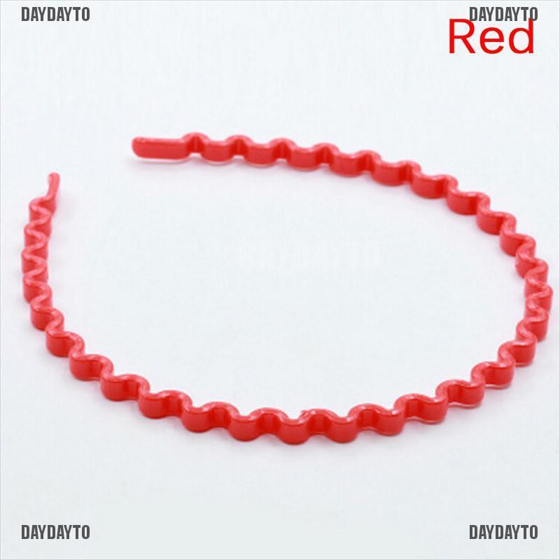 1 Băng Đô Cài Tóc Gợn Sóng Nhiều Màu Thời Trang