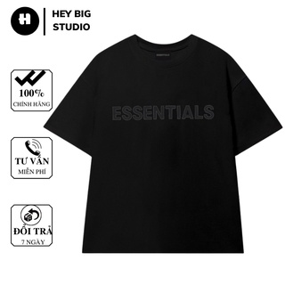 Áo Thun Essential Cotton Premium in nổi cao su, Phông tay Lỡ Oversize Form Rộng, Nam Nữ Unisex