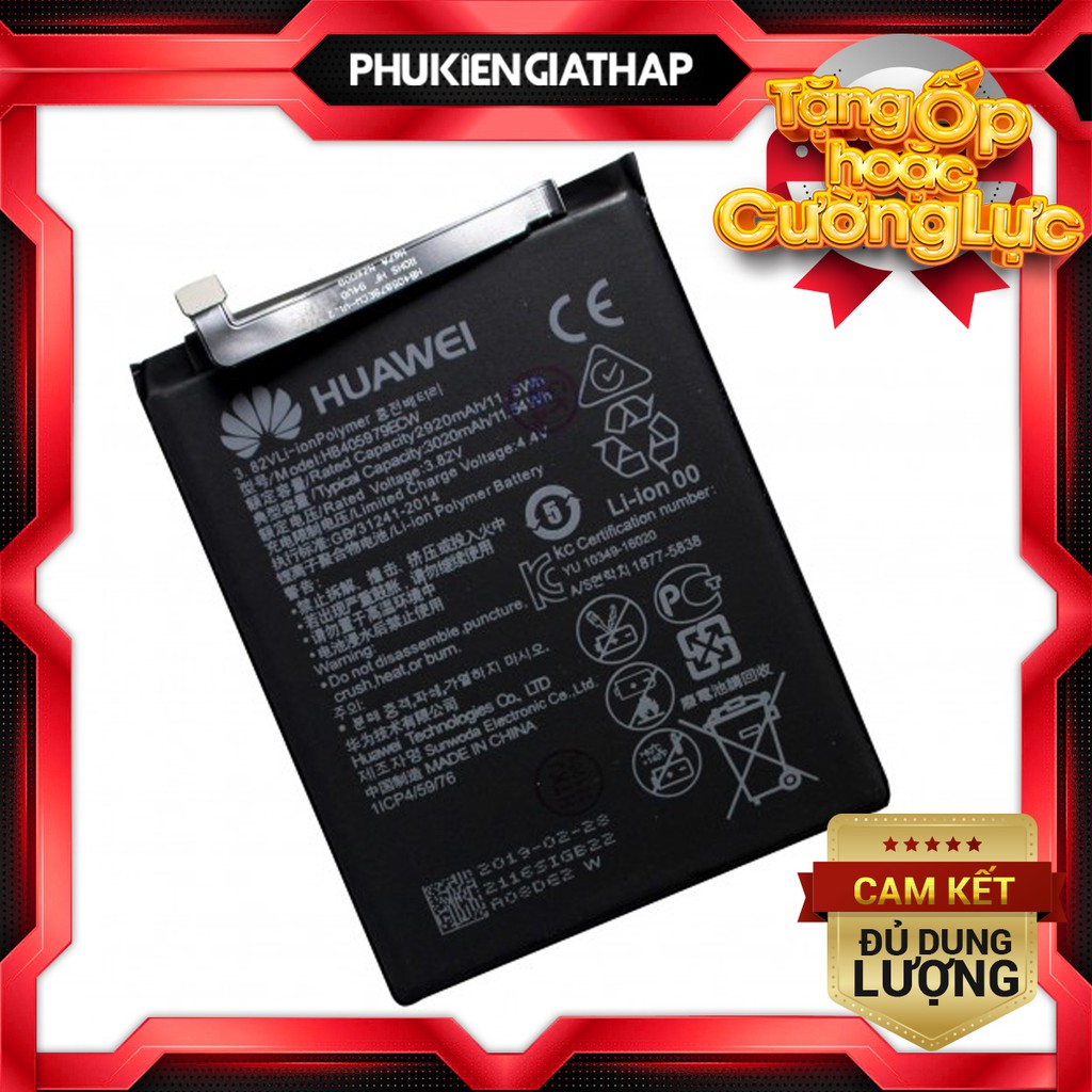 [Mã ELFLASH5 giảm 20K đơn 50K] Pin zin cho Huawei Y5 2017 HB405979ECW - 3020mAh