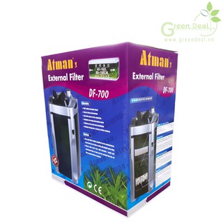 [BH 06 tháng] ATMAN - External Filter DF-700 | Máy lọc thùng cao cấp cho hồ cá thuỷ sinh