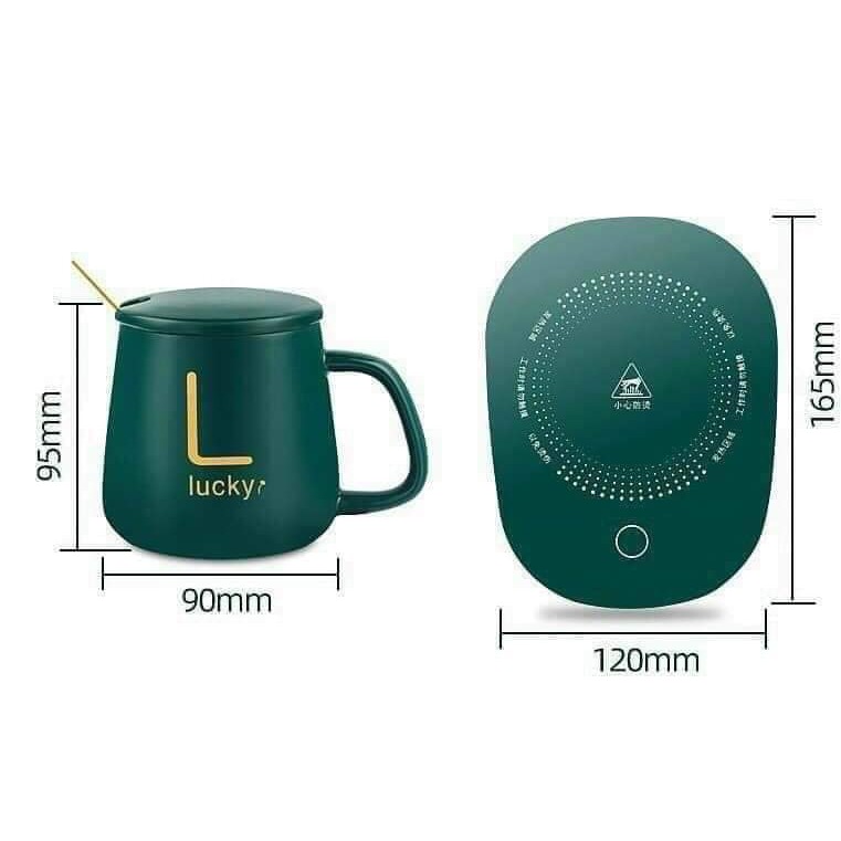BỘ LY ĐIỆN HÂM NÓNG LUCKY THÔNG MINH - Bộ Cốc Điện Thông Minh Cảm Ứng Đa Năng