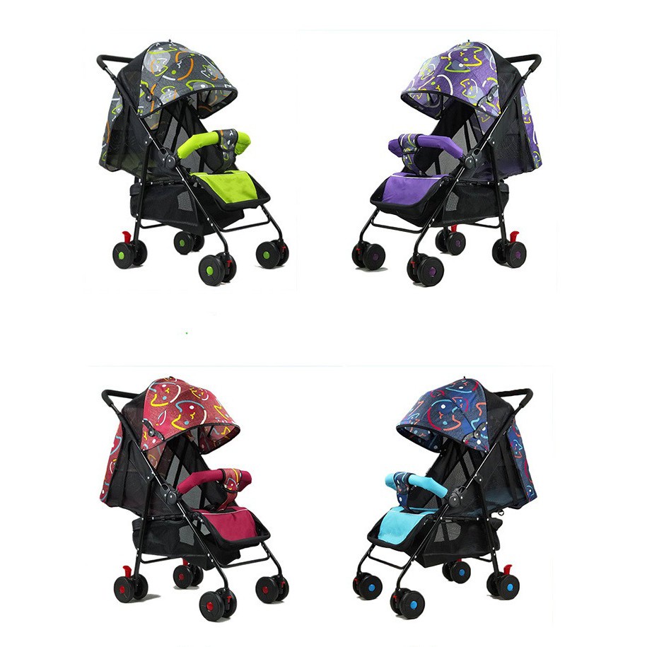 🍁 Xe đẩy gấp gọn  2 chiều có nhạc và bàn ăn xeđẩy cho bé