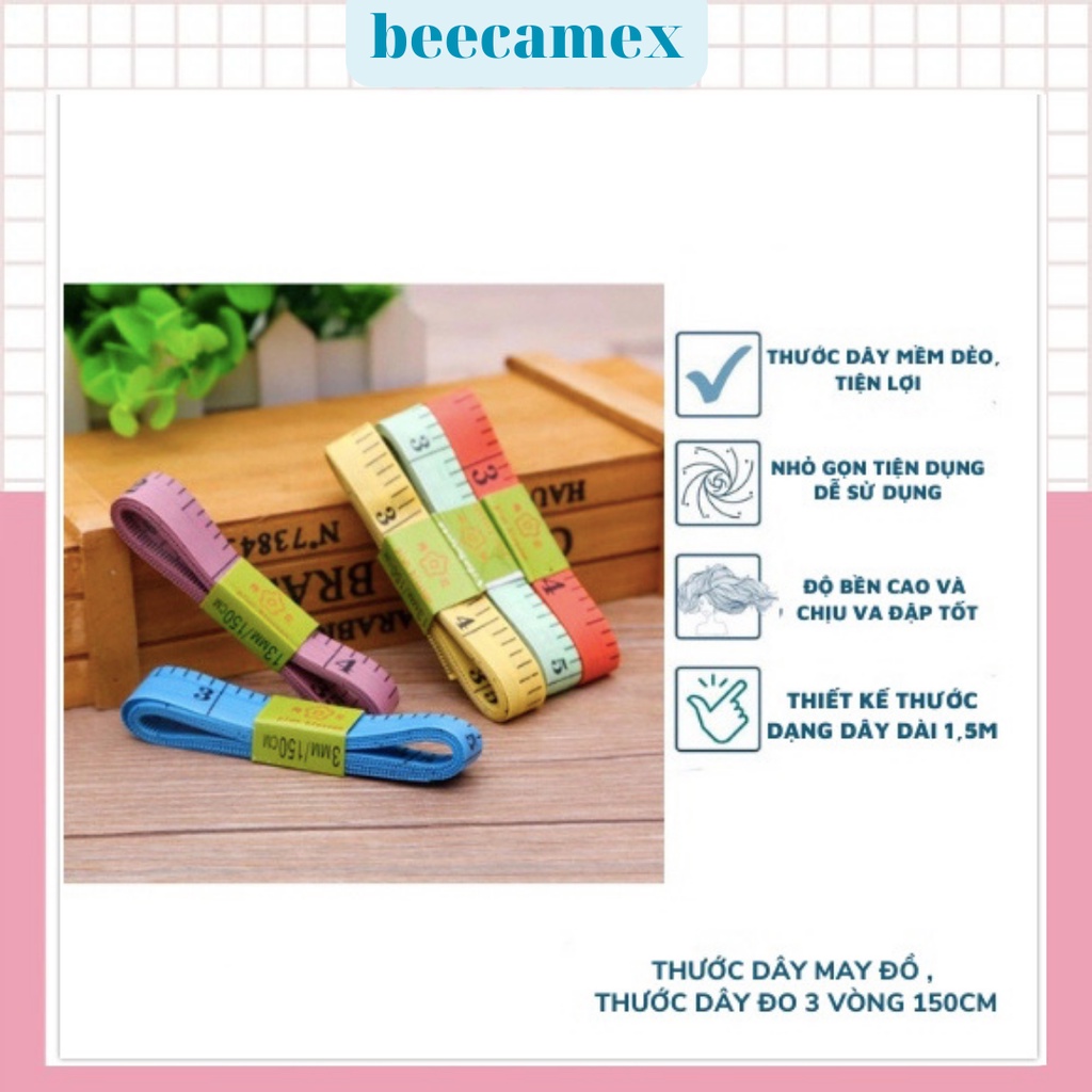 Thước dây chuyên dụng cho thợ may dài 1.5m