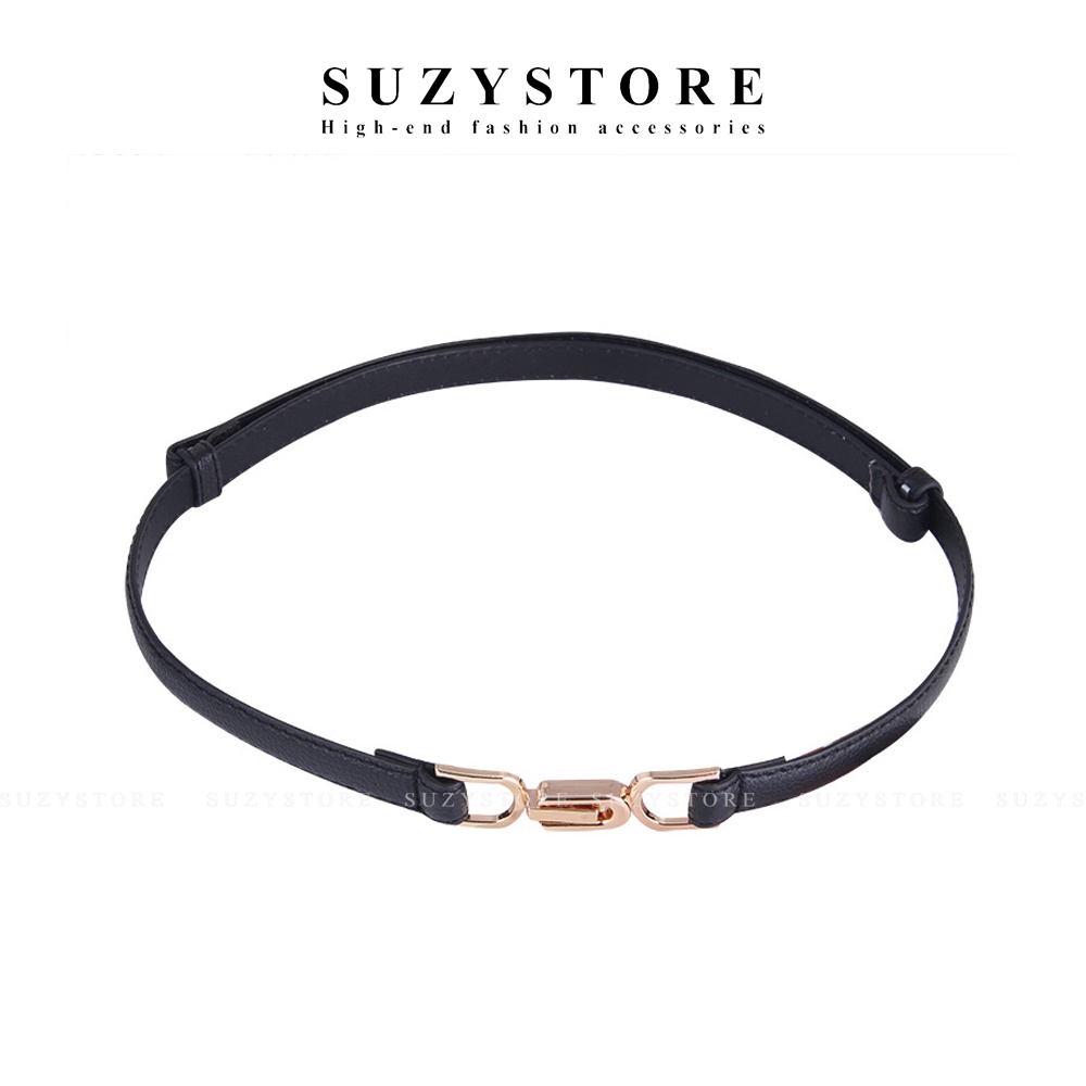 ĐAI VÁY nữ nhỏ 1.5cm Suzystore - THẮT LƯNG nữ bản nhỏ nịt áo váy tròn nhỏ cài tiện lợi - Đai thắt áo nhỏ xinh TLSU3