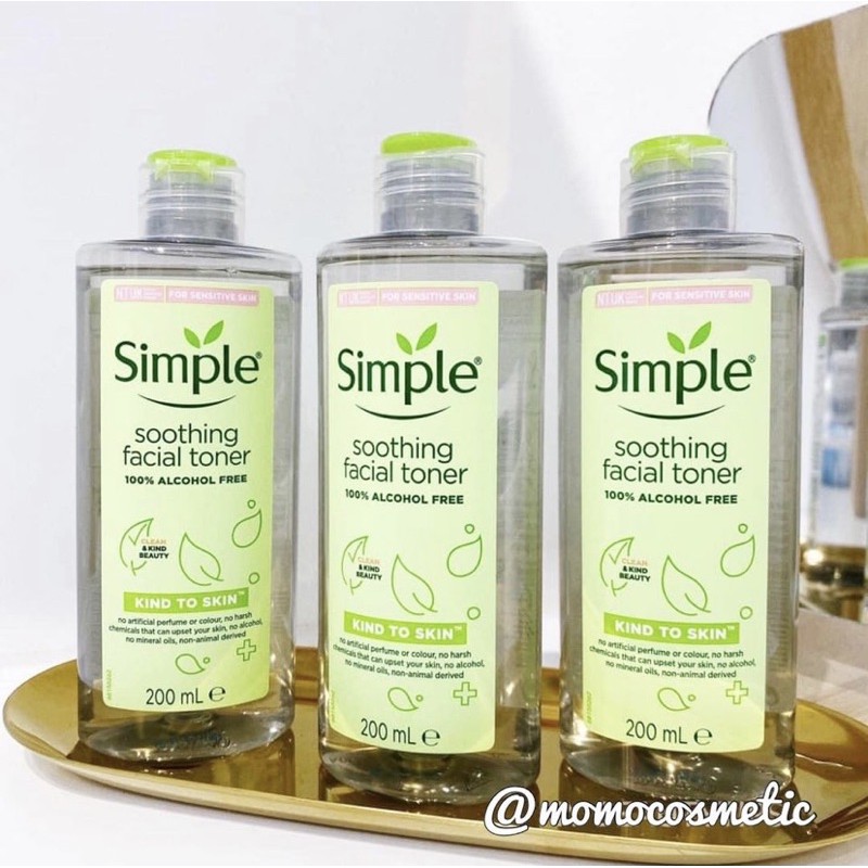 [Mã SKAMLTSM9 giảm 10% đơn 99K] NƯỚC HOA HỒNG SIMPLE