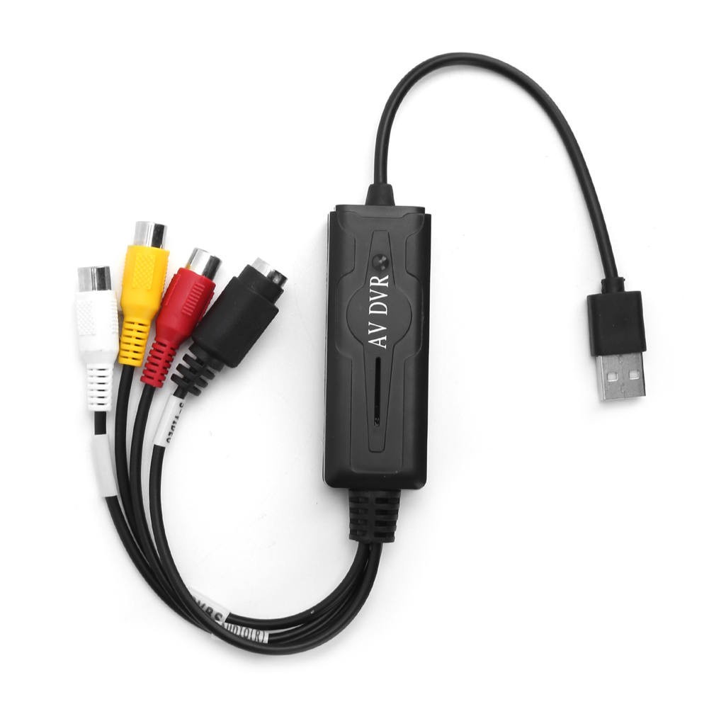 [READY STOCK] USB 2.0 Video Digital Converter Audio Acquisition Card Adapter Support for WIN10