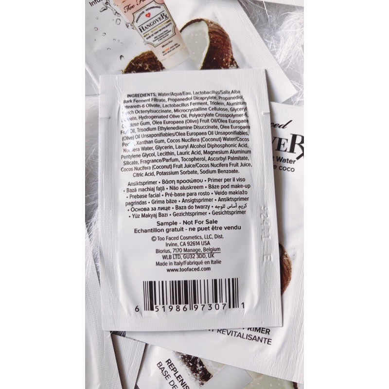 Sample Kem lót trang điểm Too Faced Hangover Replenishing Face Primer | BigBuy360 - bigbuy360.vn