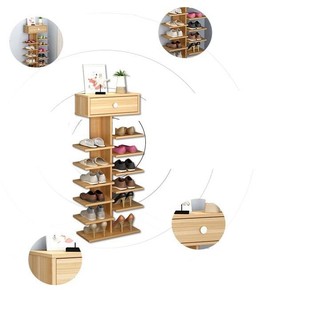 (Hàng Xếp Gọn)kệ giày gỗ, kệ giày cây - gỗ MDF