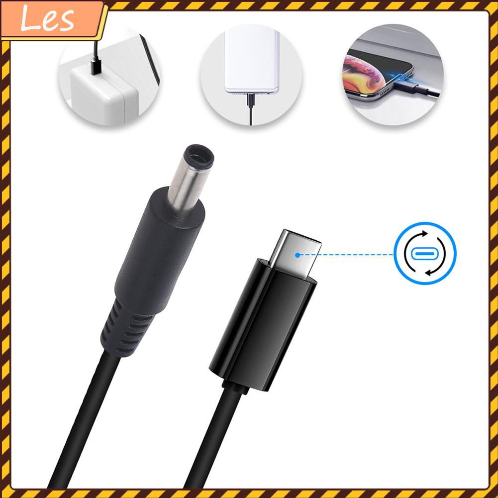 Cáp sạc chuyển đổi USB C PD sang 4.5x3.0 DC cho laptop Dell