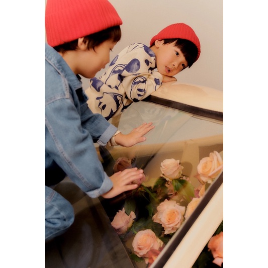 Jumsuit Bé Trai Denim Cổ Đức ZR