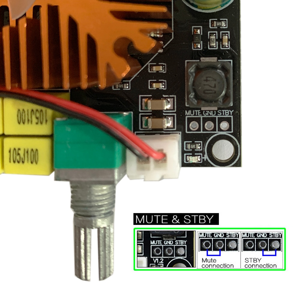 Mô Đun Khuếch Đại Âm Thanh TDA7498E 160W Hai Kênh Hỗ Trợ Chế Độ BTL