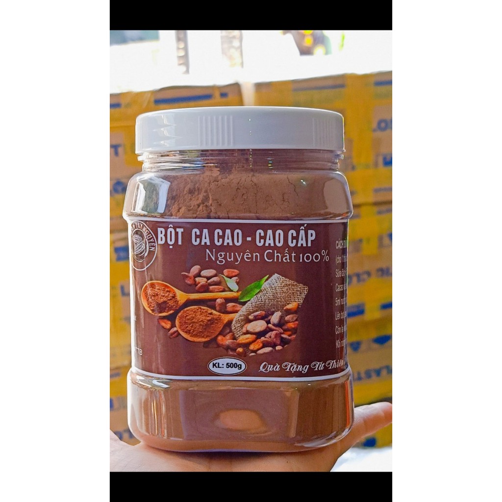 Bột cacao nguyên chất 100%, 500gr