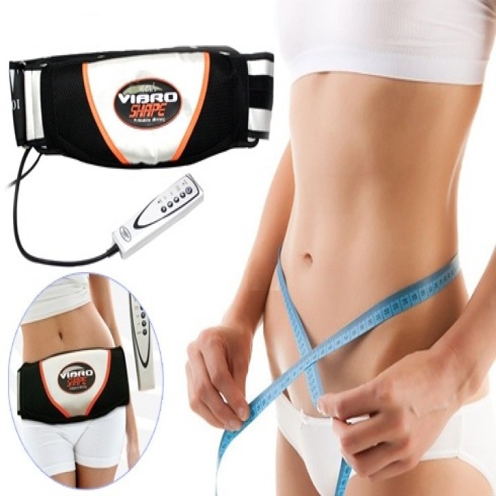 [FREESHIP] Máy Matxa Lưng, Đai Quấn Bụng vibro shape, Đai massage nóng rung.
