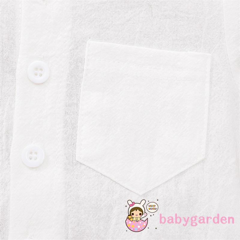 Set Đồ 2 Món Gồm Áo Sơ Mi Tay Dài Cổ Bẻ Màu Trơn Thắt Nơ + Quần Dài Lưng Thun Cho Bé Trai 0-24 Tháng Tuổi