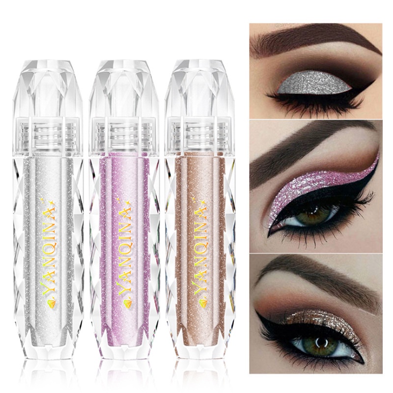 Phấn Mắt Dạng Lỏng Ánh Kim Tuyến Lấp Lánh Với 6 Màu Lựa Chọn