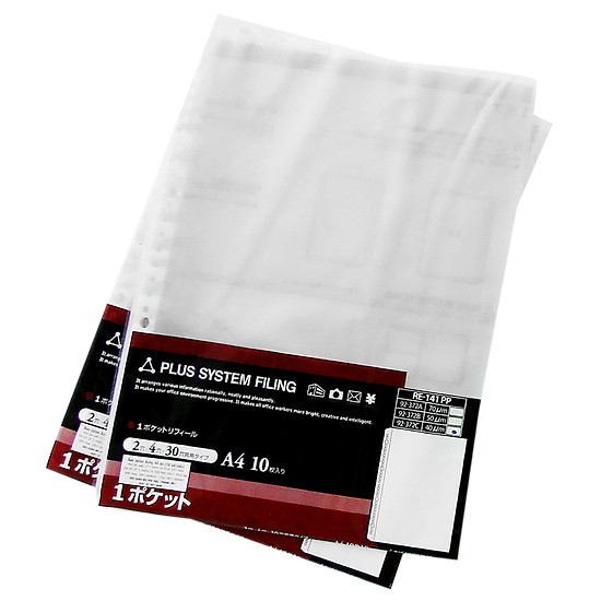 Sơ mi đục lỗ plus A4 (10 chiếc/tập )
