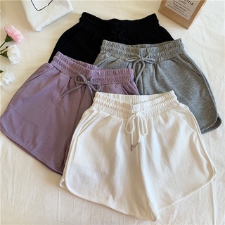 Quần short nữ ống rộng cạp chun Cotton quần đùi mặc nhà, đi chơi, đi ngủ da cá cotton 100% cao cấp freesize QN24
