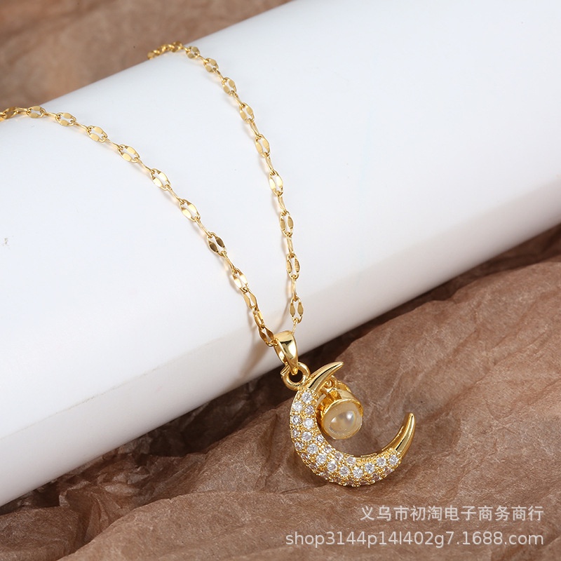 Dây Chuyền Thời Trang Chiếu Ra 100 Ngôn Ngữ I Love You Cho Nữ