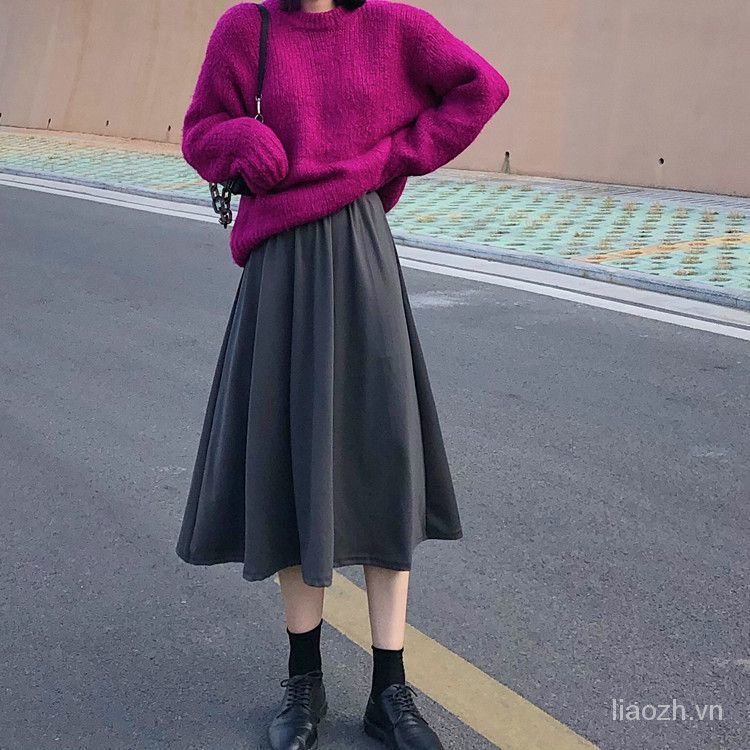 Chân Váy Đen Lưng Cao Thời Trang Mùa Thu 2021 Cho Nữ | BigBuy360 - bigbuy360.vn