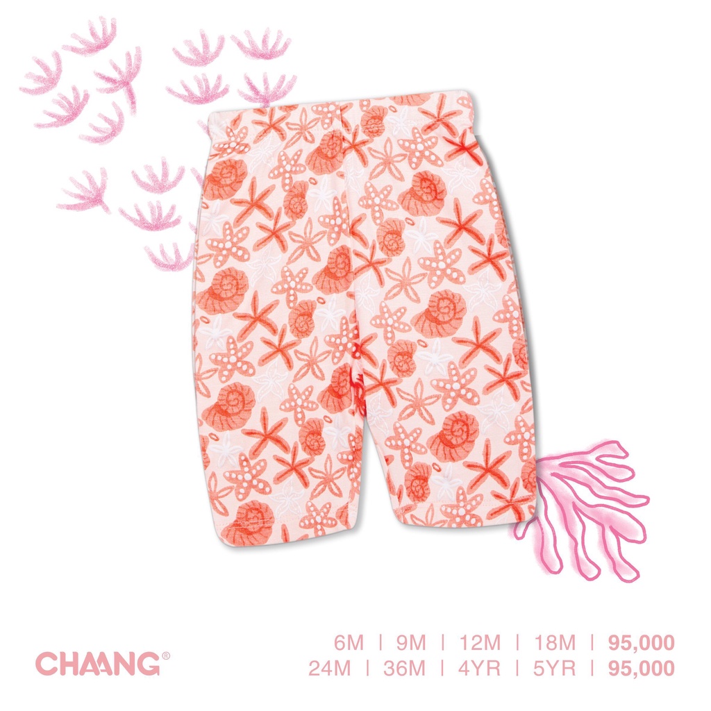 Chaang quần legging lửng cotton mùa hè cho bé gái Sea SS2022D01