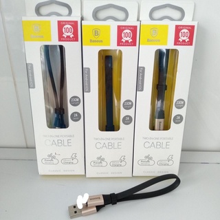 Cáp sạc Baseus 23cm đa năng ✔ Cáp Li.g - Micro USB