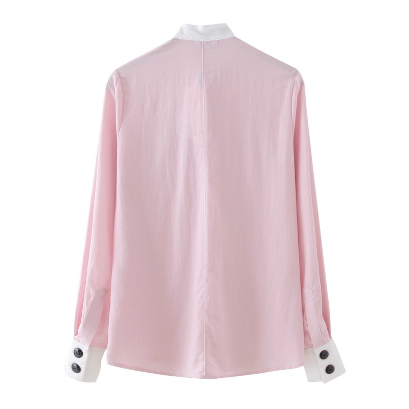 Áo sơ mi hồng Lily