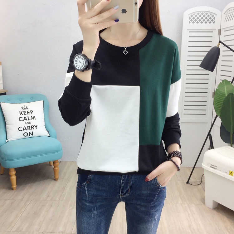 Áo Thun Nữ Dài Tay Dáng Rộng Phong Cách Mùa Thu Mới