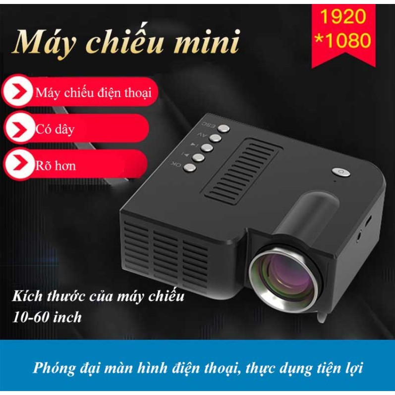 [ Home Decor ] Máy chiếu mini UC28C nhỏ gọn bỏ túi