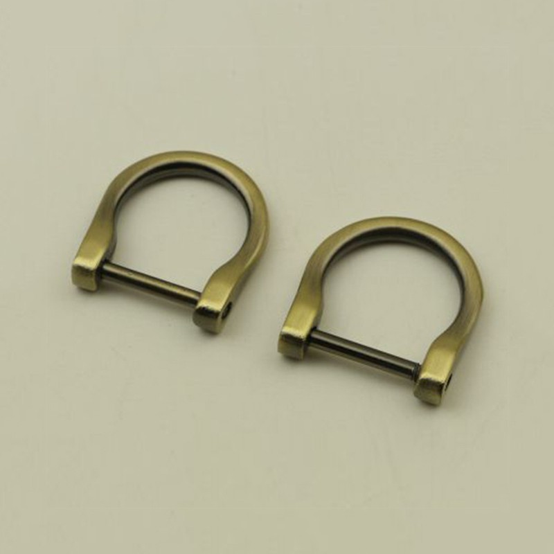 Khóa Túi Chữ D Bằng Kim Loại DIY Tiện Dụng