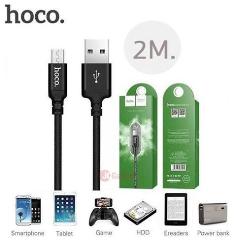 [CHÍNH HÃNG FULL HỘP] DÂY Dây sạc HOCO X14 ✓CHÂN IPHONE IPAD ✓ MICRO ✓ Type C DÀI 1M~ 2M