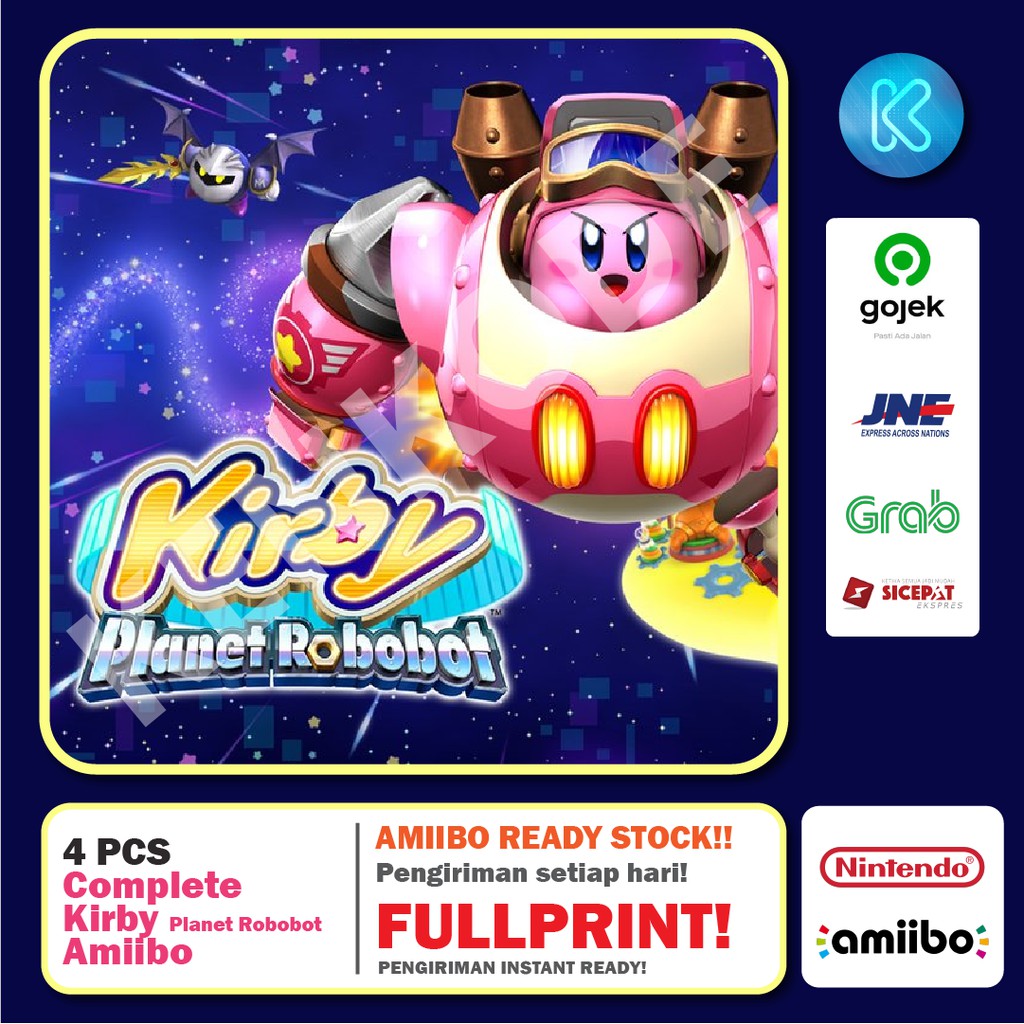 Mô Hình Đồ Chơi Nhân Vật Kirby Robot Amiibo
