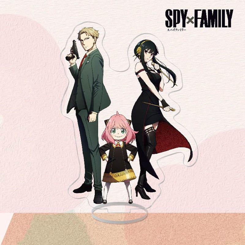 Mô Hình Nhân Vật Loid Anya Yor Bond Trong Spy X Family Đứng Bằng Acrylic Làm Quà Tặng Halloween