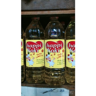 Dầu ăn happy Koki chai 1l