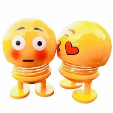 Thú nhún emoji con lắc lò xo biểu cảm gương mặt đẹp mắt